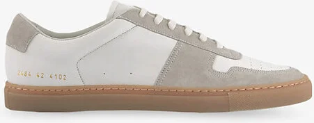 Mens Off White Bball Duo Low-Top Leather and Suede Trainers Eur 40 / 6 Uk Men