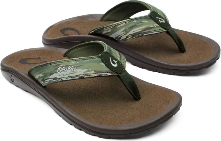 Men'S Ohana Beach Sandals In Husk/wai Camo