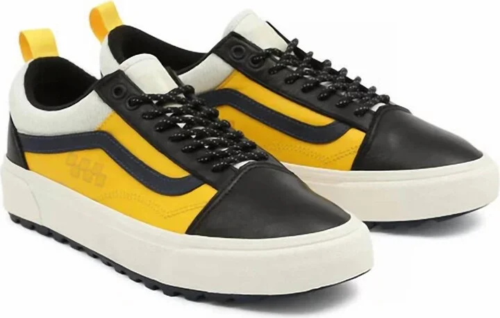 Men's Old Skool Sneaker In Black-Yellow