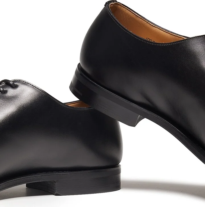 Men's Oldford Leather Wholecut Oxfords - Black - Size 9 - Image 5