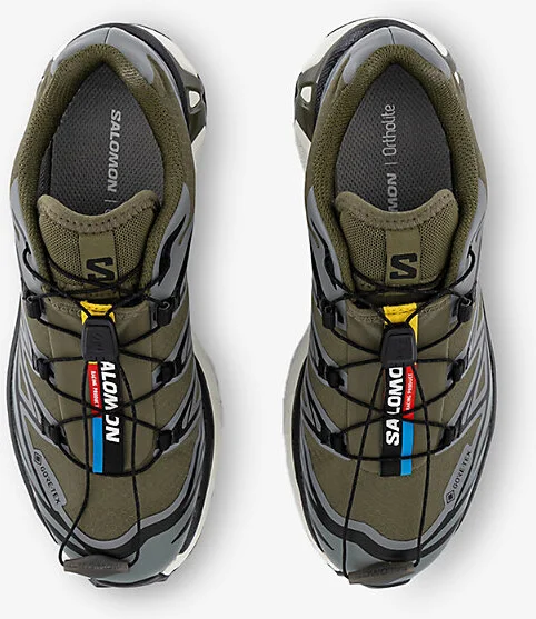 Mens Olive Night Sedona Sage Xt-6 Gore-Tex Mesh Low-Top Trainers Eur 45 / 11 Uk Men - Image 2
