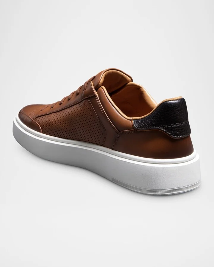 Men's Oliver Leather Slip-On Sneakers - Image 3