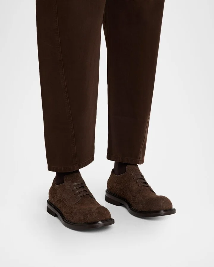 Men's Oliver Suede Derby Shoes - Image 7