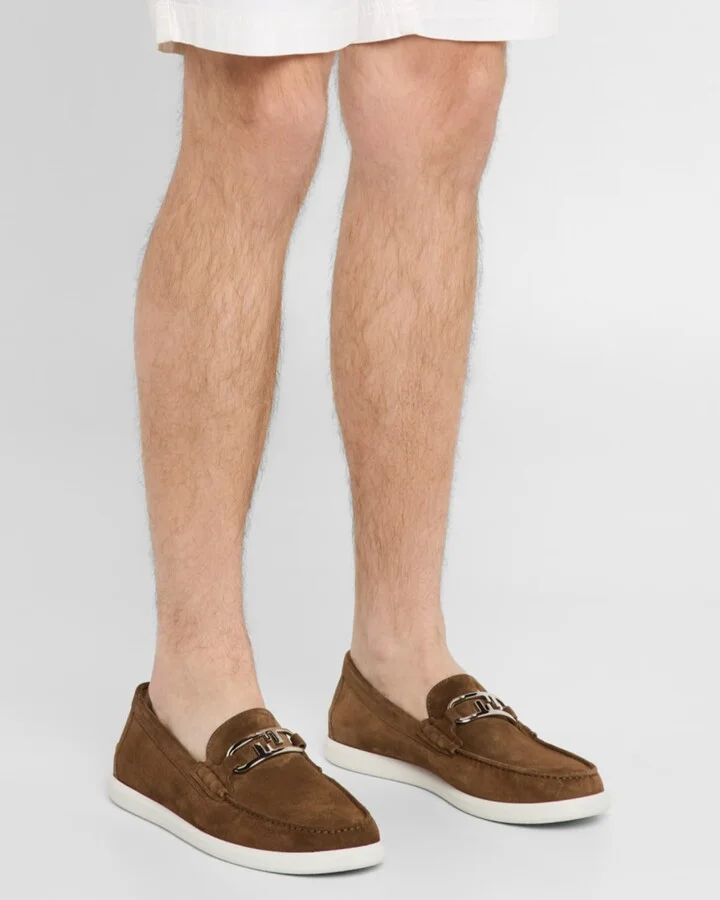 Men's O'Lock Suede Bit Loafers - Image 10