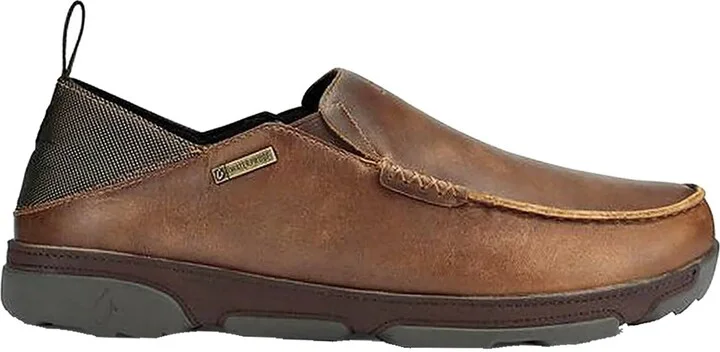 Men's Olukai Na'i Waterproof Shoe In Tan/espresso