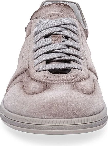 Men's Oly Leather Low-Top Sneakers - Beige - Size 6.5 - Image 3