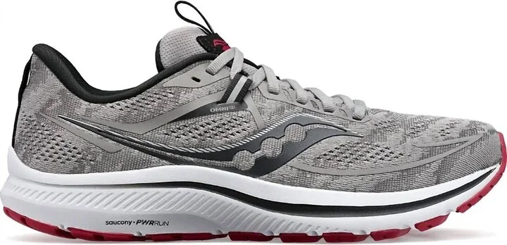 Men's Omni 21 Running Shoes In Alloy/garnet