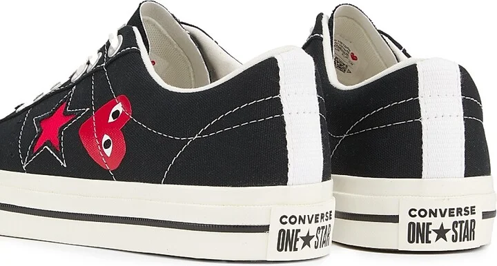 Men's One Star Low-Top Sneakers - Black - Size 3 - Image 3