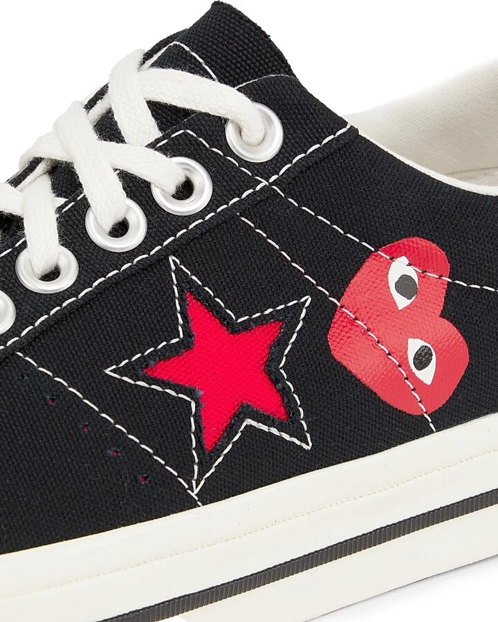Men's One Star Low-Top Sneakers - Black - Size 3 - Image 5