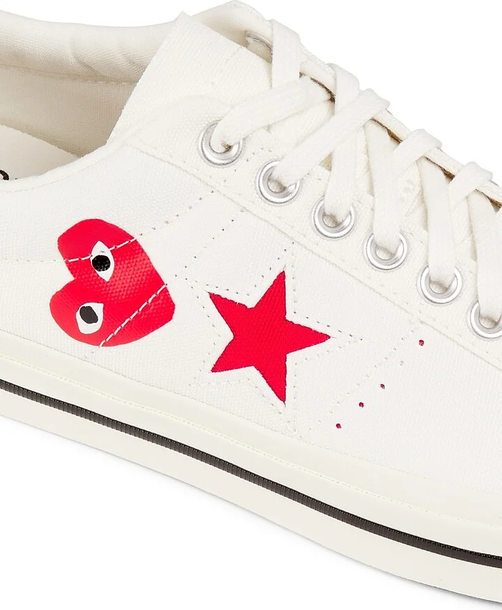 Men's One Star Low-Top Sneakers - Black - Size 3 - Image 10