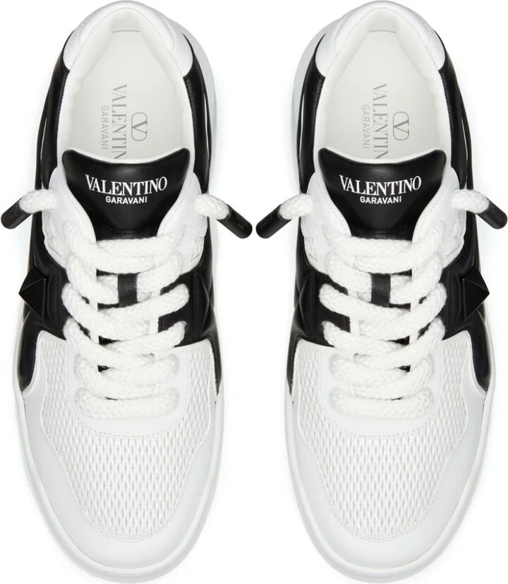 Men's One Stud Leather Sneakers - Image 3