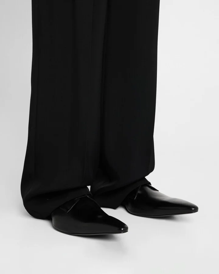 Men's Opera Calfskin Pointed-Toe Derby Shoes - Image 2