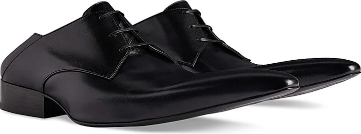 Men's Opera Derby Shoes - Black - Size 10 - Image 2