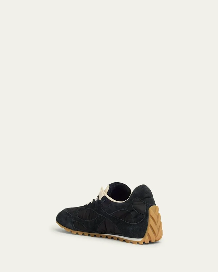 Men's Orbit Flash Nylon and Suede Low-Top Sneakers - Image 7