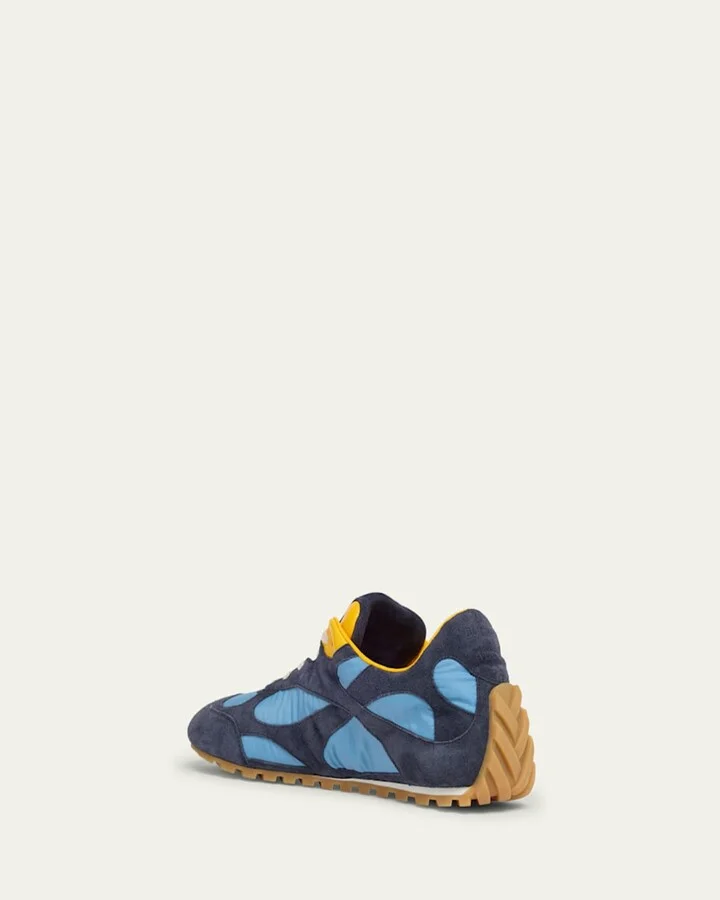 Men's Orbit Flash Nylon and Suede Low-Top Sneakers - Image 10