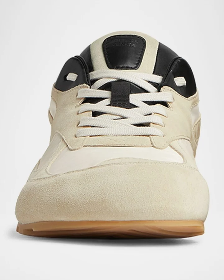 Men's Orbit Flash Nylon and Suede Low-Top Sneakers - Image 4