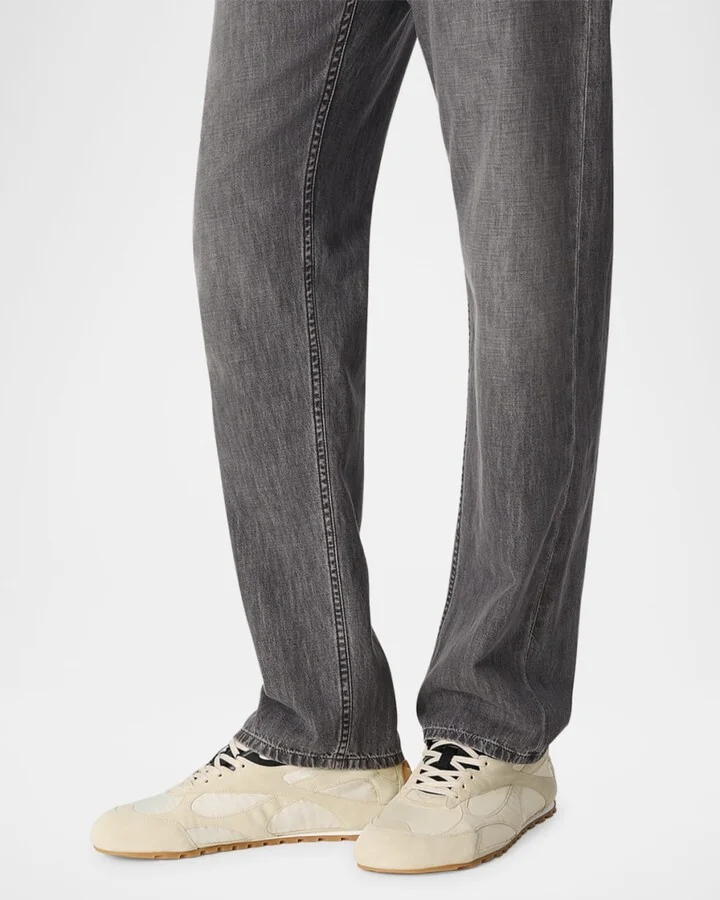 Men's Orbit Flash Nylon and Suede Low-Top Sneakers - Image 5