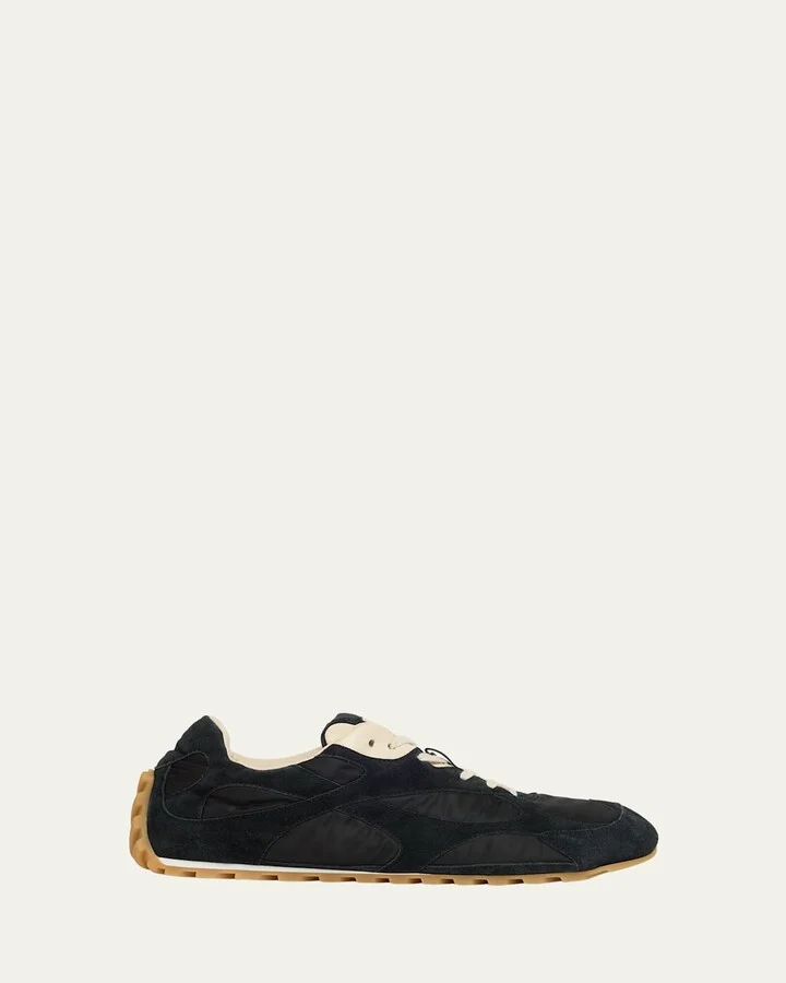 Men's Orbit Flash Nylon and Suede Low-Top Sneakers