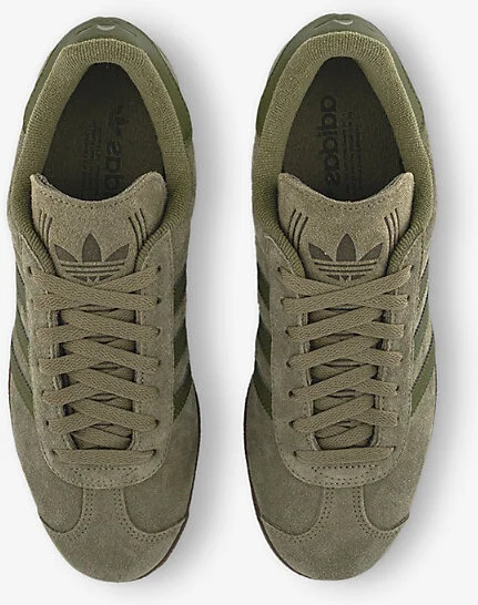 Mens Orbit Green Gazelle 85 Suede Low-Top Trainers Eur 44.5 / 10.5 Uk Men - Image 2