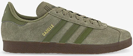 Mens Orbit Green Gazelle 85 Suede Low-Top Trainers Eur 44.5 / 10.5 Uk Men