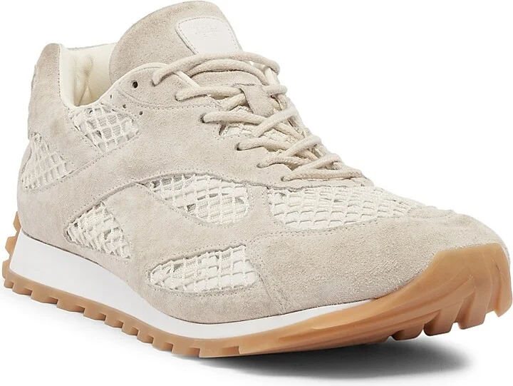 Men's Orbit Suede & Mesh Low-Top Sneakers - Sea Salt - Size 7 - Image 2