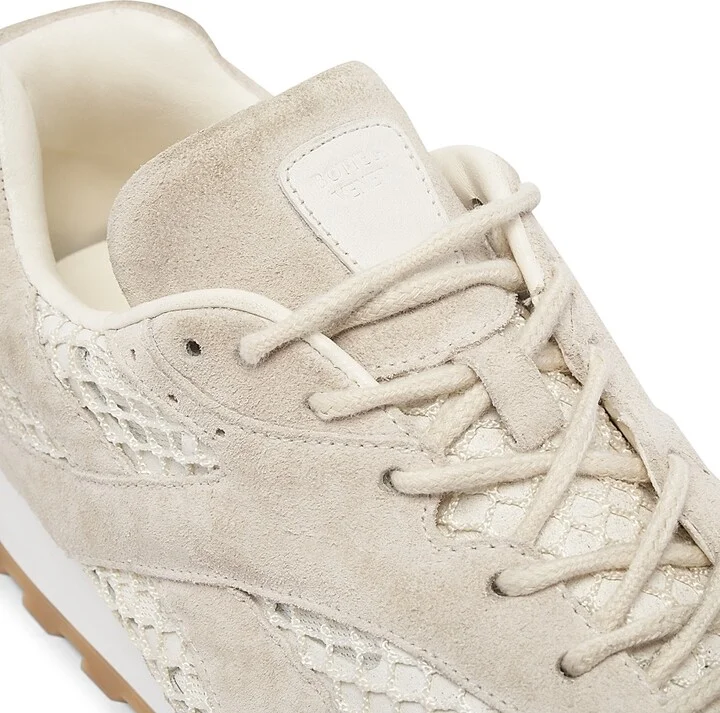 Men's Orbit Suede & Mesh Low-Top Sneakers - Sea Salt - Size 7 - Image 6