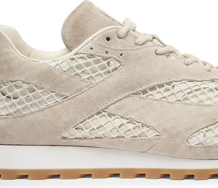 Men's Orbit Suede & Mesh Low-Top Sneakers - Sea Salt - Size 7 - Image 7