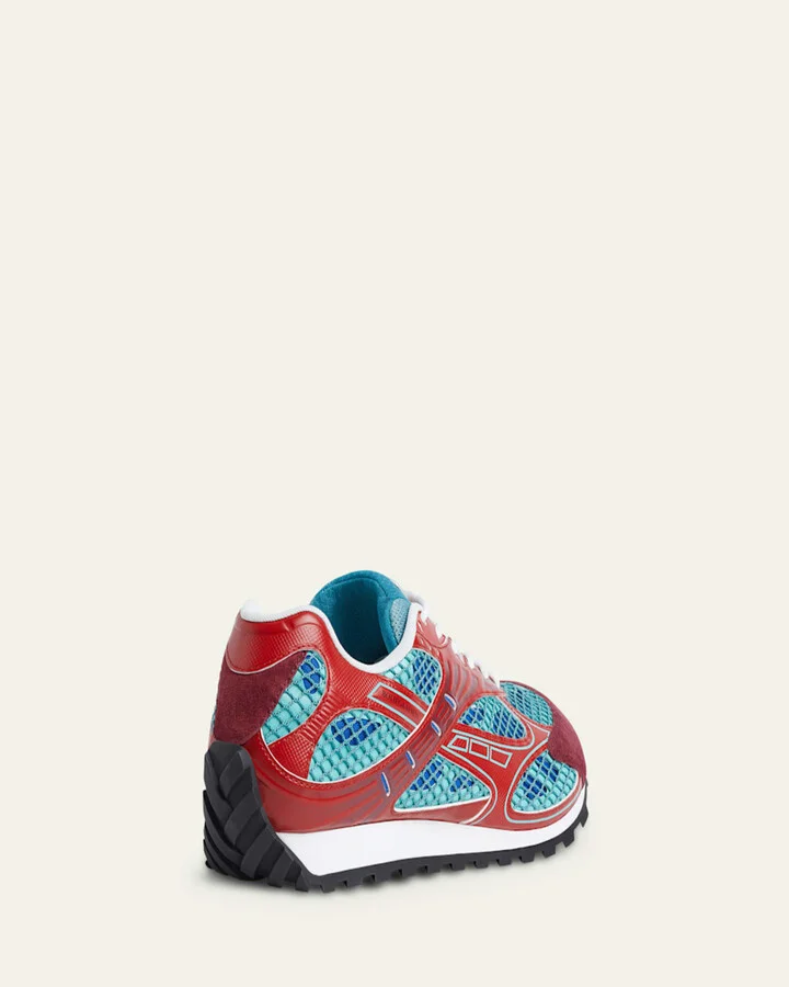 Men's Orbit Technical Fishnet Runner Sneakers - Image 3