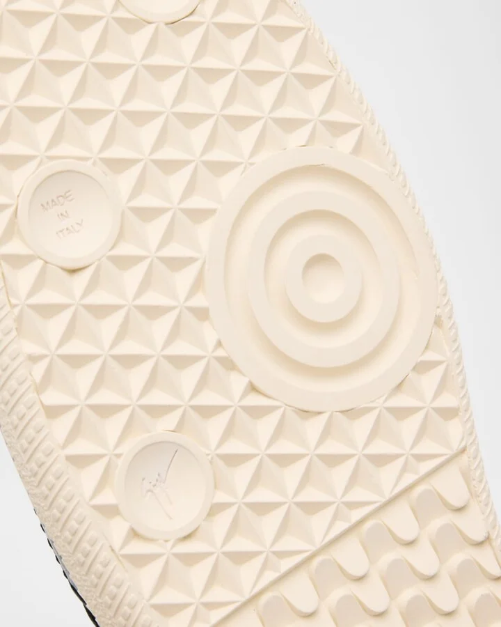 Men's Orei Canvas and Leather Low-Top Sneakers - Image 5