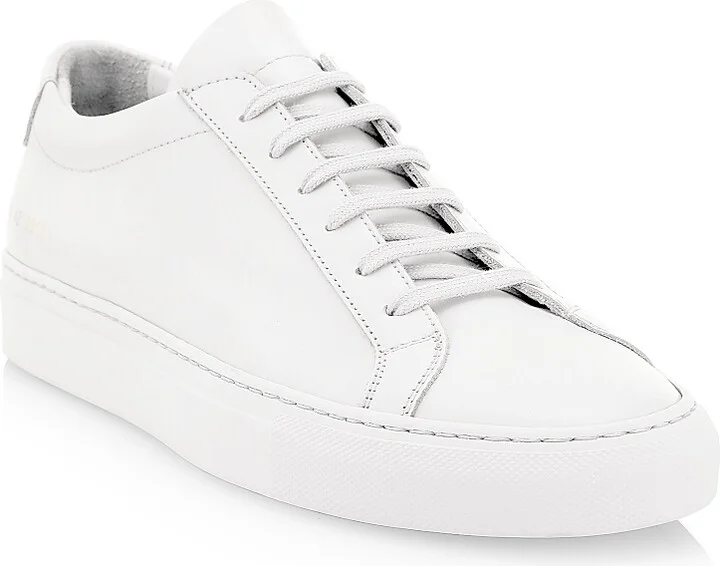 Men's Original Achilles Leather Low-Top Sneakers - White - Size 7 - Image 2