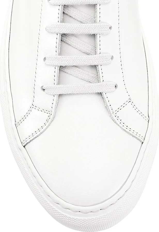 Men's Original Achilles Leather Low-Top Sneakers - White - Size 7 - Image 4
