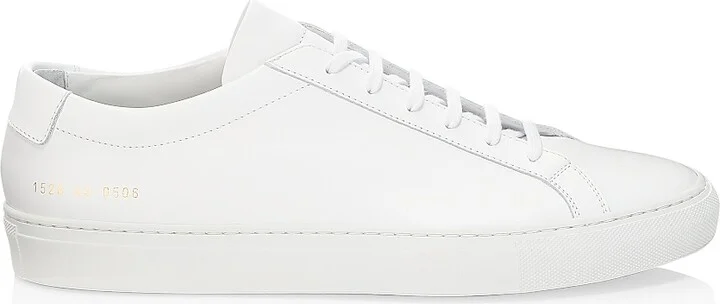 Men's Original Achilles Leather Low-Top Sneakers - White - Size 7