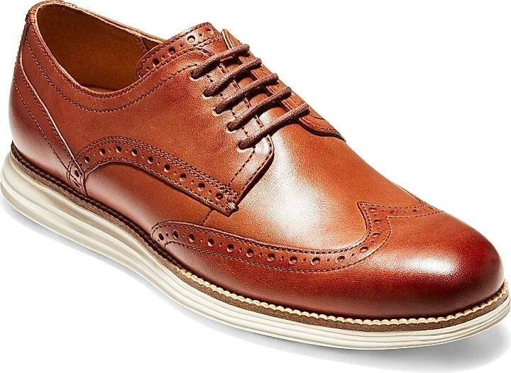 Men's Original Grand Wingtip Oxford Shoes - Brown - Size 7 - Image 2