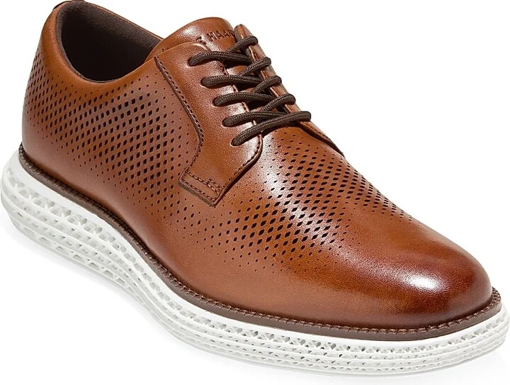 Men's OriginalGrand 2.0 Leather Oxfords - British Tan White - Size 10 - Image 2