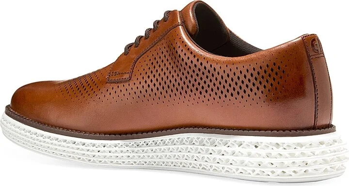 Men's OriginalGrand 2.0 Leather Oxfords - British Tan White - Size 10 - Image 3