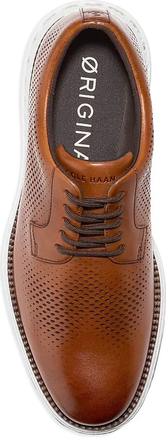 Men's OriginalGrand 2.0 Leather Oxfords - British Tan White - Size 10 - Image 5
