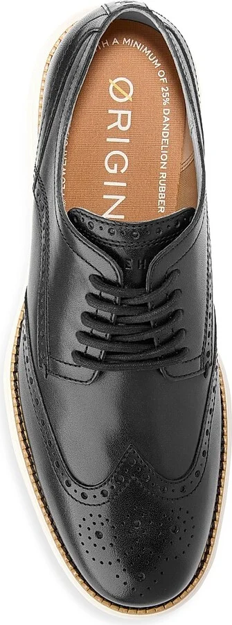 Men's OriginalGrand Remastered Wingtip Oxfords - Black Ivory - Size 10 - Image 4