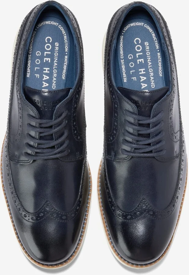 Men's ØriginalGrand Wingtip Oxford Golf Shoes - Image 4