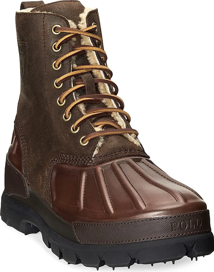 Men's Oslo High II Leather Lug Sole Boots - Chocolate Brown - Size 10 - Image 2