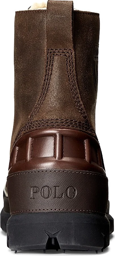 Men's Oslo High II Leather Lug Sole Boots - Chocolate Brown - Size 10 - Image 3