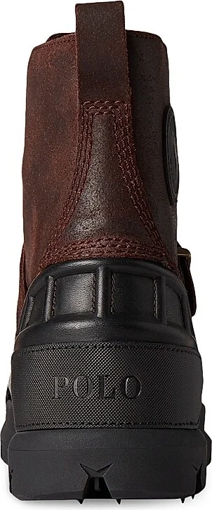 Men's Oslo High Waterproof Leather-Suede Boots - Brown Black - Size 10 - Image 3