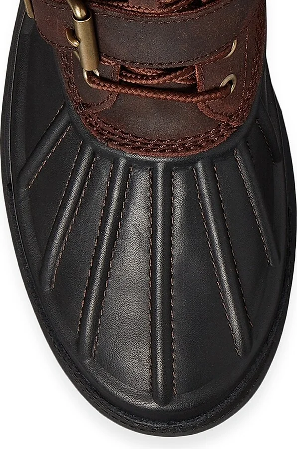 Men's Oslo High Waterproof Leather-Suede Boots - Brown Black - Size 10 - Image 4
