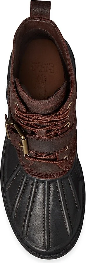 Men's Oslo High Waterproof Leather-Suede Boots - Brown Black - Size 10 - Image 5