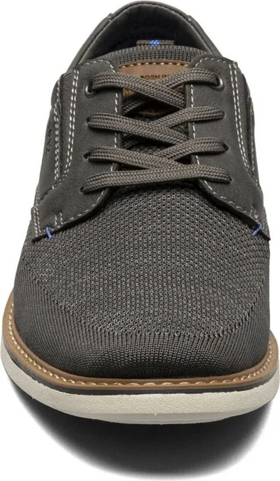 Men's Otto Knit Plain Toe Lace Up Oxford Shoes - Image 6