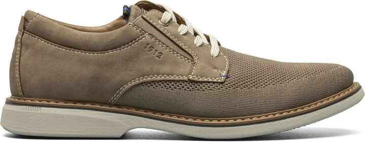 Men's Otto Knit Plain Toe Lace Up Oxford Shoes - Image 7