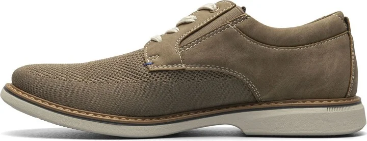 Men's Otto Knit Plain Toe Lace Up Oxford Shoes - Image 10