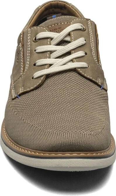 Men's Otto Knit Plain Toe Lace Up Oxford Shoes - Image 11