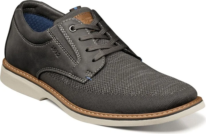 Men's Otto Knit Plain Toe Lace Up Oxford Shoes