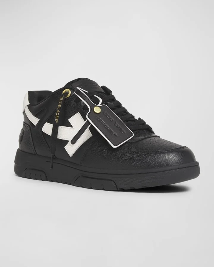 Men's Out of Office Basketball Leather Sneakers - Image 4