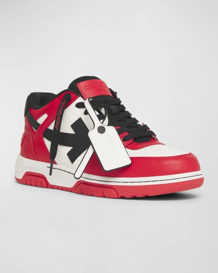 Men's Out of Office Basketball Leather Sneakers - Image 3